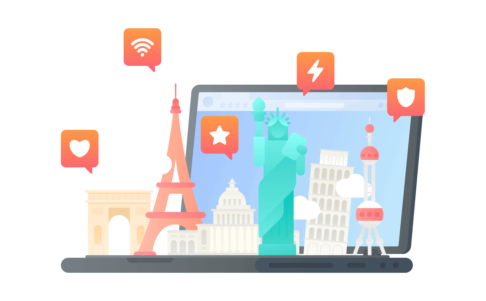 在图瓦卢连接到中国的软件 - 翻回VPN